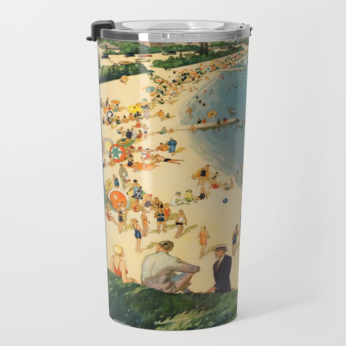 Vintage poster - Chicago Travel Mug Gallery Image 3