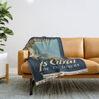 Vintage poster - Chicago Throw Blanket Gallery Image 1