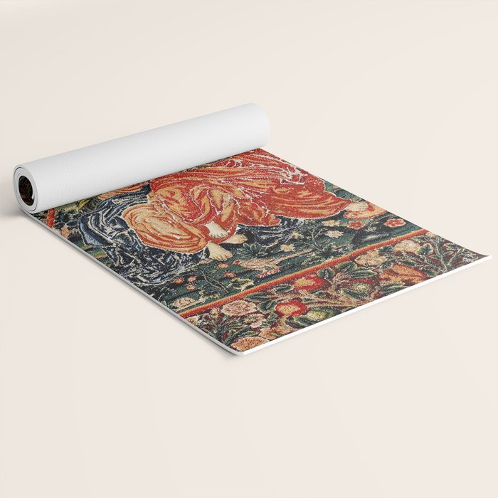 Franco Flemish Allegorical 17th Century Tapestry Print Yoga Mat Gallery Image 2