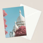 Infra Paris - Sacre Coeur Basilica, Travel Photography Stationery Card Gallery Image 2