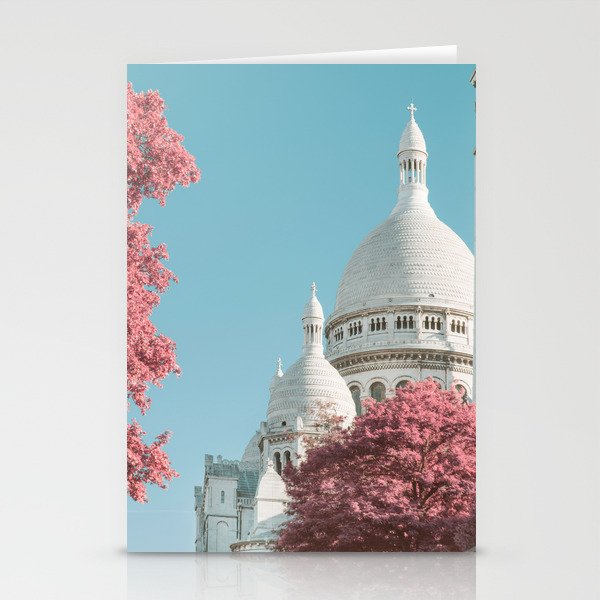 Infra Paris - Sacre Coeur Basilica, Travel Photography Stationery Card Gallery Image 2
