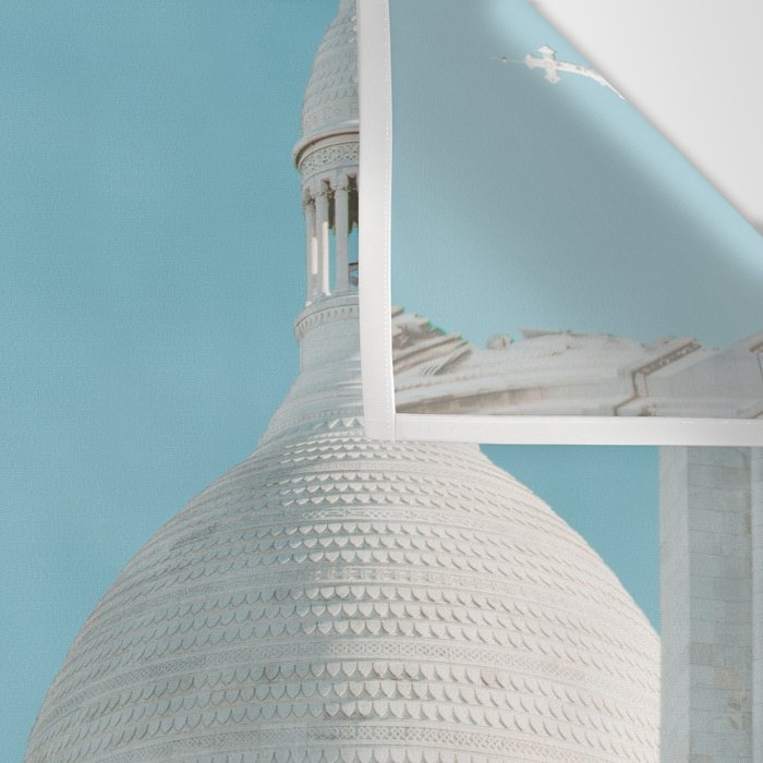 Infra Paris - Sacre Coeur Basilica, Travel Photography Wall Tapestry Gallery Image 3