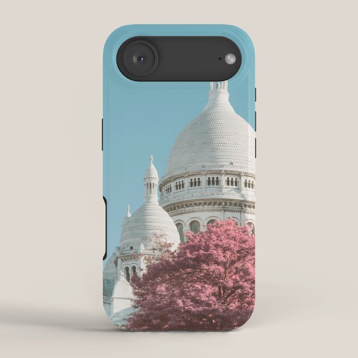 Infra Paris - Sacre Coeur Basilica, Travel Photography iPhone Case Gallery Image 2