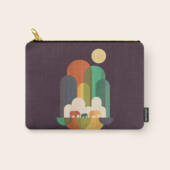 Elephant walk Carry All Pouch Gallery Image 1