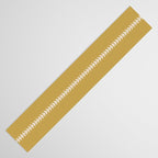 Minimal Triangles - Ochre Yellow Table Runner Gallery Image 3