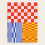 Retro Checkerboard Collage 03 Poster Gallery Image 4