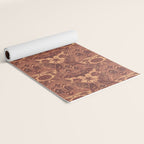 Gothic Halloween Damask - spiced pumpkin  Yoga Mat Gallery Image 2