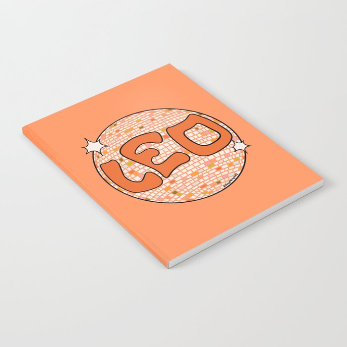 Leo Disco Ball Notebook Gallery Image 1