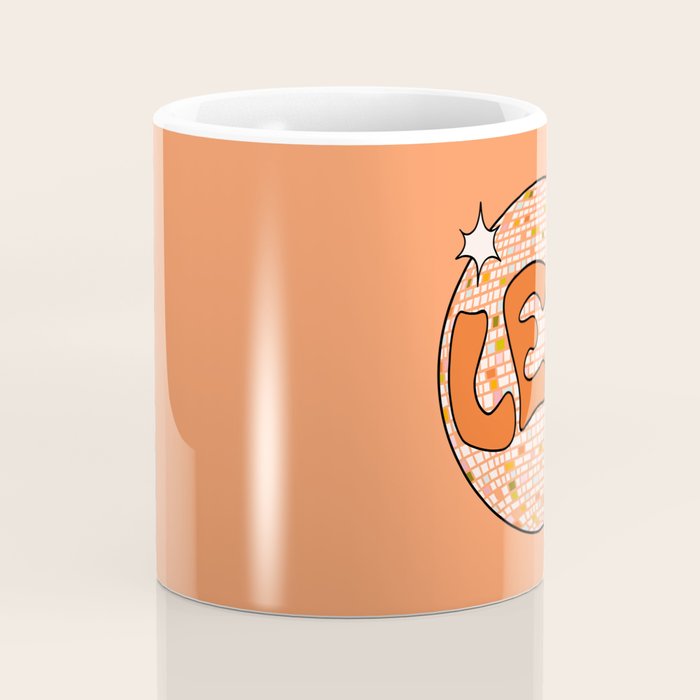 Leo Disco Ball Coffee Mug Gallery Image 4