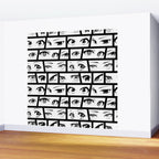 Anime eye cartoon comic art pattern Wall Mural Gallery Image 2