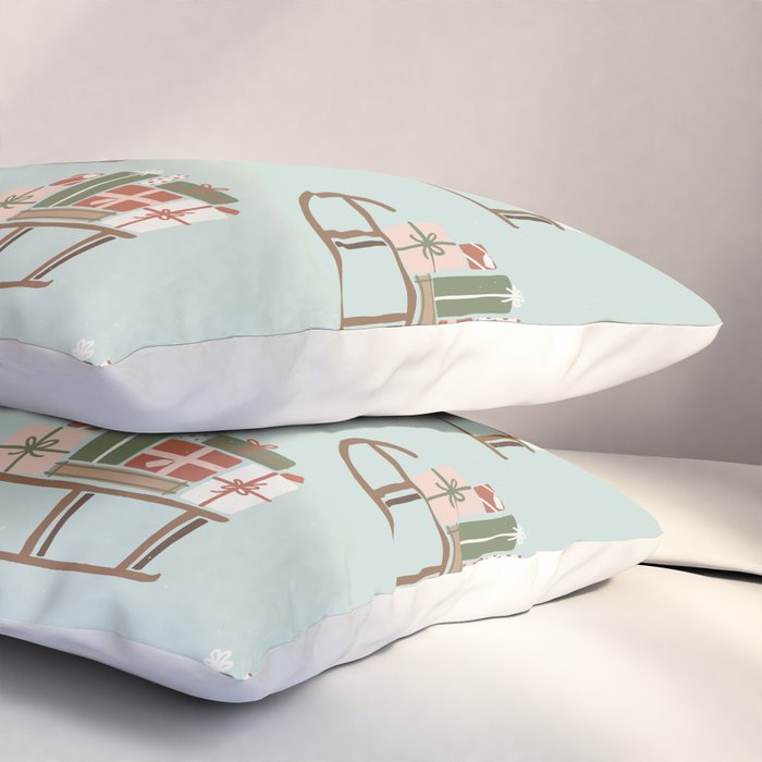Christmas Sleigh Pillow Sham Gallery Image 3