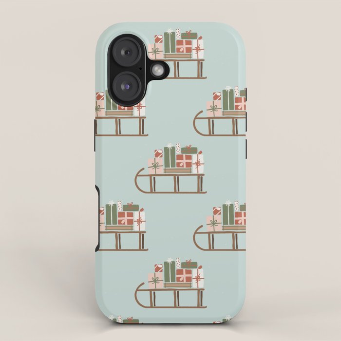 Christmas Sleigh iPhone Case Gallery Image 1