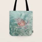 sea turtle iv - reunion island Tote Bag Gallery Image 1