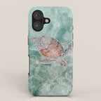 sea turtle iv - reunion island iPhone Case Gallery Image 1