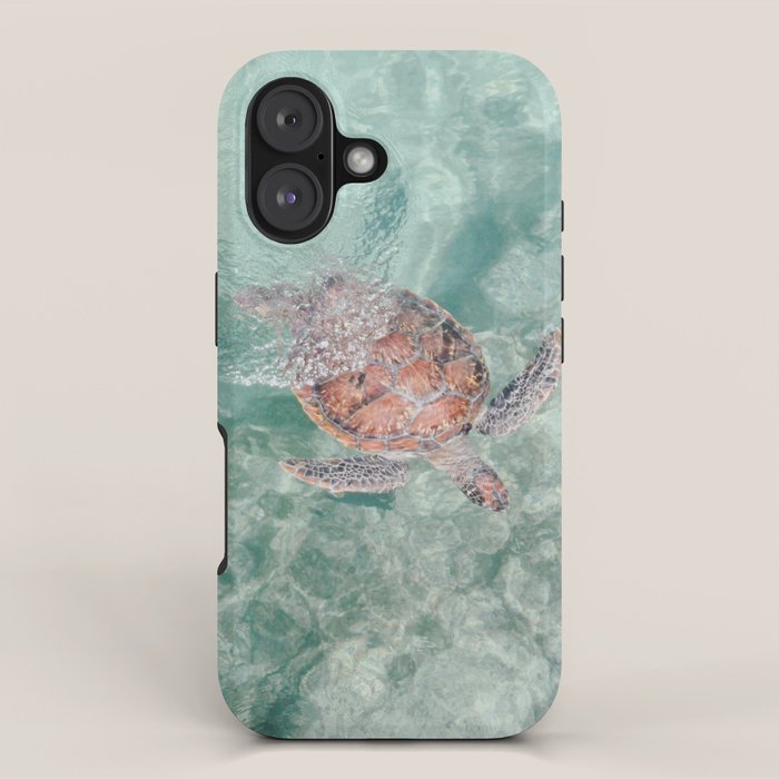 sea turtle iv - reunion island iPhone Case Gallery Image 1