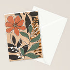 Elegant Botanical Line Art 2 Stationery Card Gallery Image 2