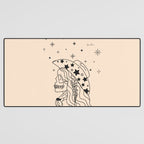 Love or Die Tryinâ - Rhinestone Cowgirl Black & Cream Desk Mat Gallery Image 3