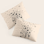 Love or Die Tryinâ - Rhinestone Cowgirl Black & Cream Pillow Sham Gallery Image 3