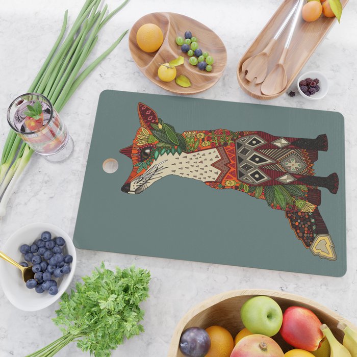 fox love Cutting Board Gallery Image 2