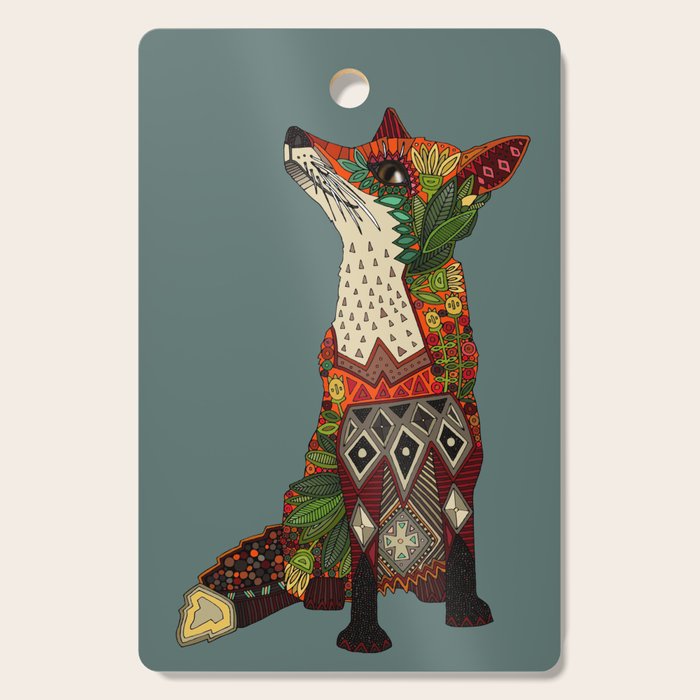 fox love Cutting Board Gallery Image 1