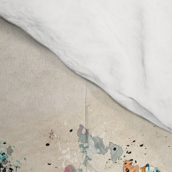 world map rustic Comforter Gallery Image 4