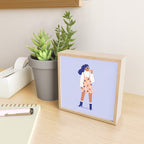 Pizza Babe Mini Art Print Gallery Image 2