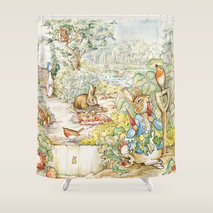 Peter The Rabbit Shower Curtain