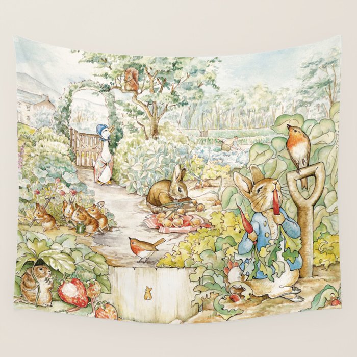 Peter the rabbit  Wall Tapestry Gallery Image 4