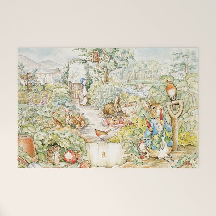 Peter the rabbit  Welcome Mat Gallery Image 1