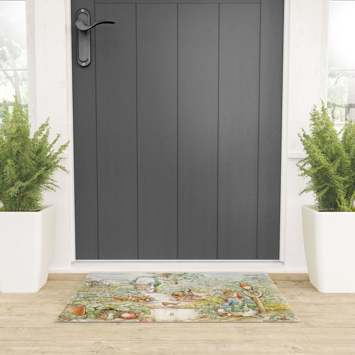 Peter the rabbit  Welcome Mat Gallery Image 3