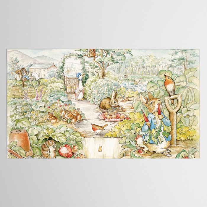 Peter the rabbit  Tablecloth Gallery Image 2