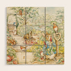 Peter the rabbit  Wood Wall Art Gallery Image 1