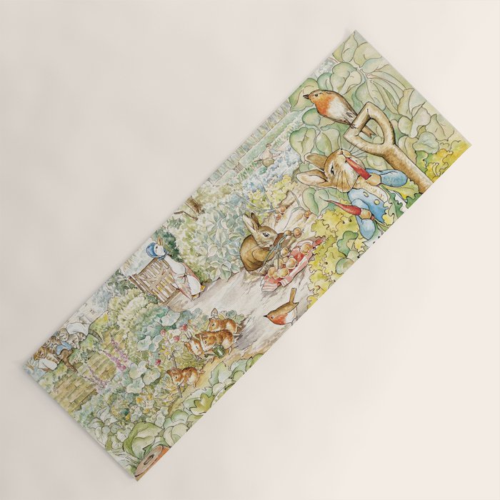 Peter the rabbit  Yoga Mat Gallery Image 1