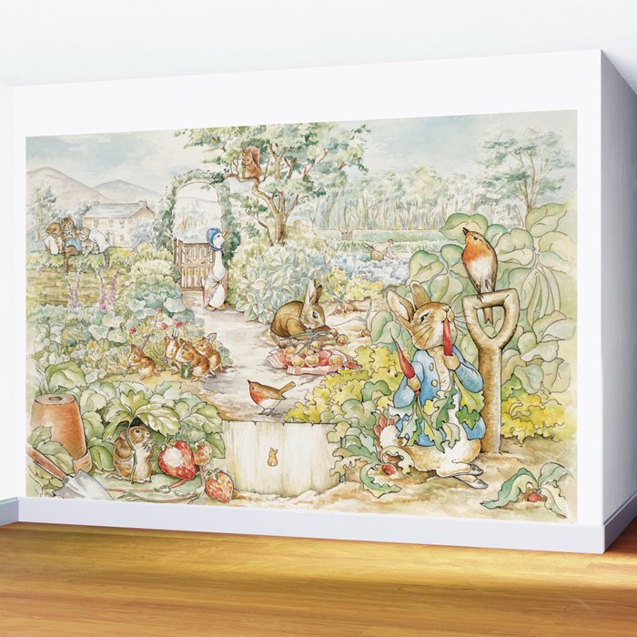 Peter the rabbit  Wall Mural Gallery Image 2