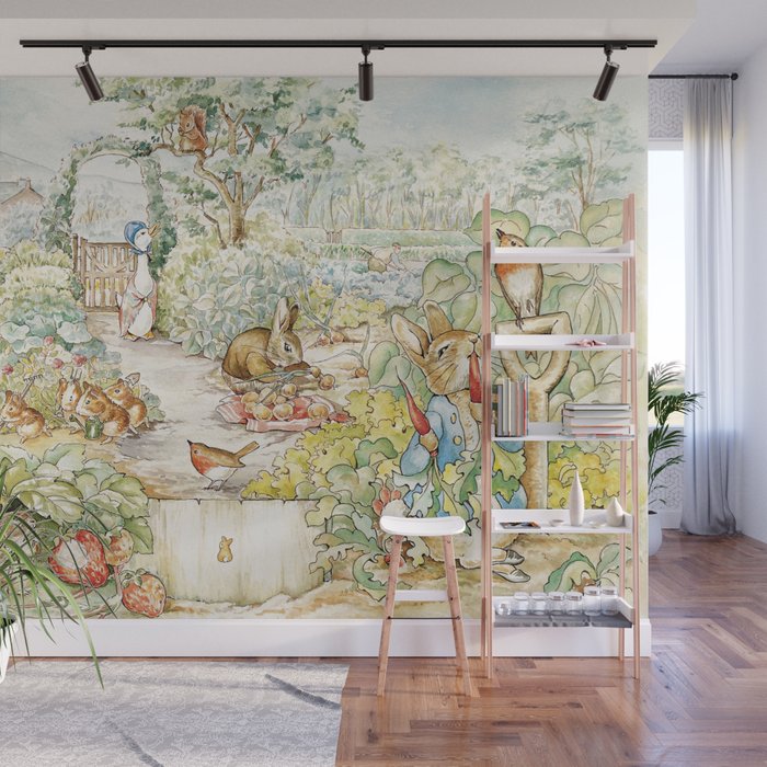 Peter the rabbit  Wall Mural Gallery Image 1