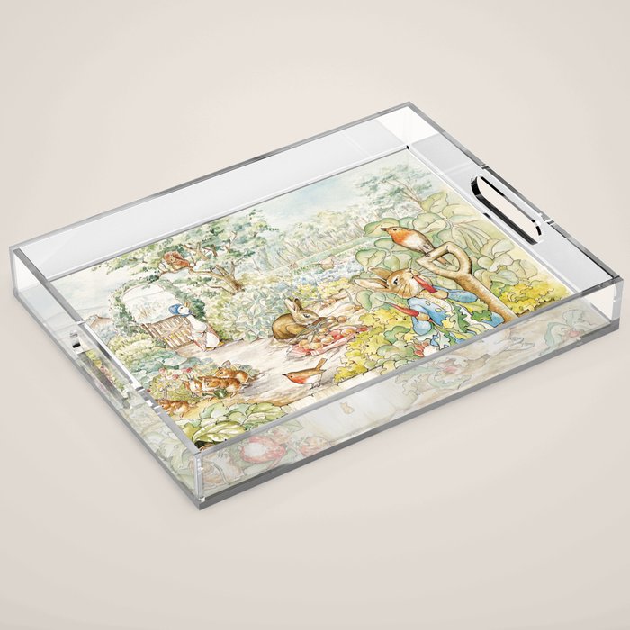 Peter the rabbit  Acrylic Tray Gallery Image 1