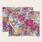 Watercolor flowers and plants 02 Placemat Gallery Image 1
