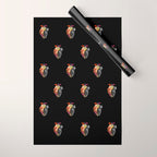 Flower Heart Spring Wrapping Paper Gallery Image 1