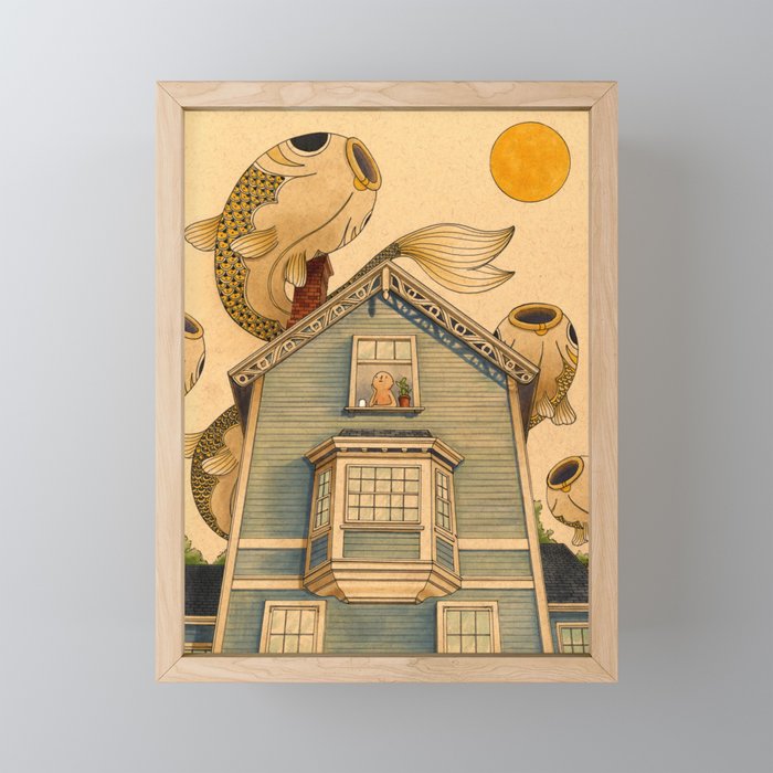 Fish Migration Mini Art Print Gallery Image 1