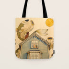 Fish Migration Tote Bag Gallery Image 1