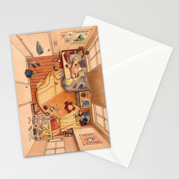 Lonely Afternoons Stationery Card Gallery Image 2