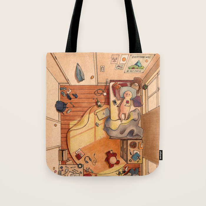 Lonely Afternoons Tote Bag Gallery Image 1