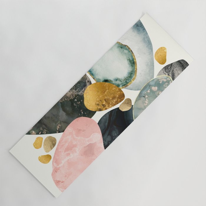 Pebble Abstract Yoga Mat Gallery Image 1