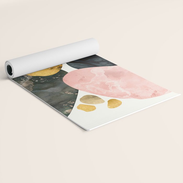 Pebble Abstract Yoga Mat Gallery Image 2