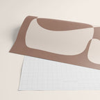 Mocha Modern Abstract 2 Wrapping Paper Gallery Image 2