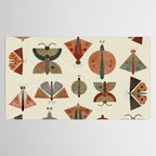 moths retro geo fall abstract Tablecloth Gallery Image 2