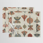 moths retro geo fall abstract Placemat Gallery Image 1