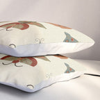 moths retro geo fall abstract Pillow Sham Gallery Image 3
