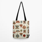 moths retro geo fall abstract Tote Bag Gallery Image 2