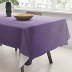 Inspired by Pantone Chive Blossom Purple 18-3634 Watercolor Abstract Art Tablecloth Gallery Image 3